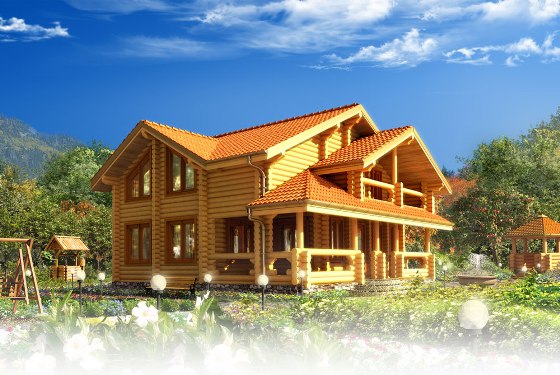 деревянные дома , продажа деревянных домов и бань